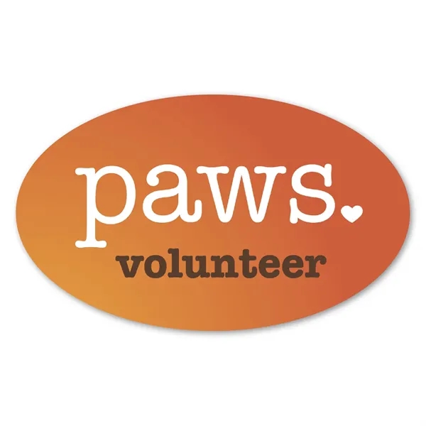 5 X 3 In Oval Perm Bumper Sticker - 5 X 3 In Oval Perm Bumper Sticker - Image 0 of 1