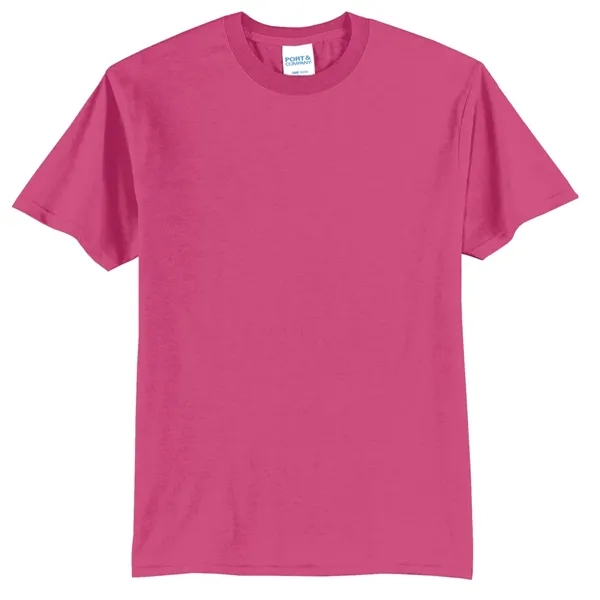 Port & Company® Tall Core Blend Tee - Port & Company® Tall Core Blend Tee - Image 73 of 79