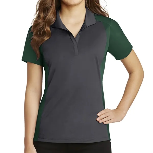 Sport-Tek® Ladies' Colorblock Micropique Sport-Wick® Polo - Sport-Tek® Ladies' Colorblock Micropique Sport-Wick® Polo - Image 2 of 32