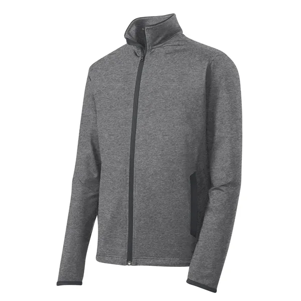 Sport-Tek® Sport-Wick® Stretch Contrast Full-Zip Jacket - Sport-Tek® Sport-Wick® Stretch Contrast Full-Zip Jacket - Image 12 of 17