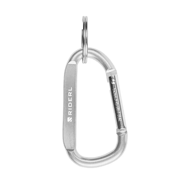 6mm Carabiner With Split Ring - 6mm Carabiner With Split Ring - Image 1 of 6