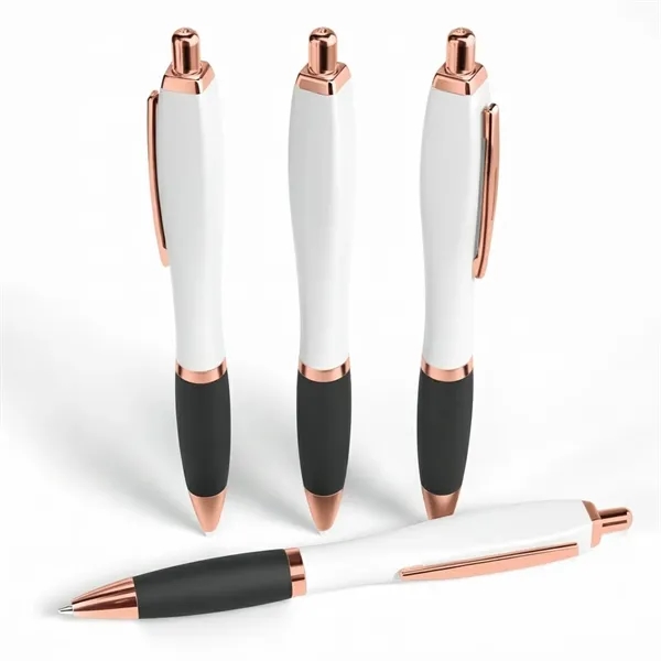 Squared Basset II Satin Soft Touch Gel Performance Pen™ (Ros - Squared Basset II Satin Soft Touch Gel Performance Pen™ (Ros - Image 1 of 1