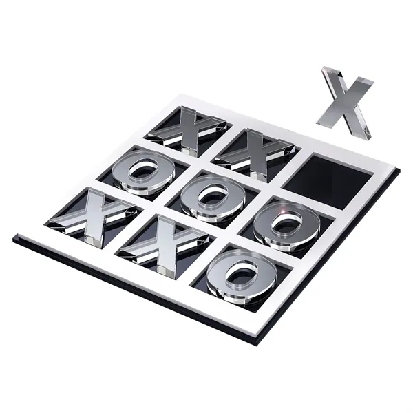 Tic-Tac-Toe Acrylic Game - Tic-Tac-Toe Acrylic Game - Image 2 of 2