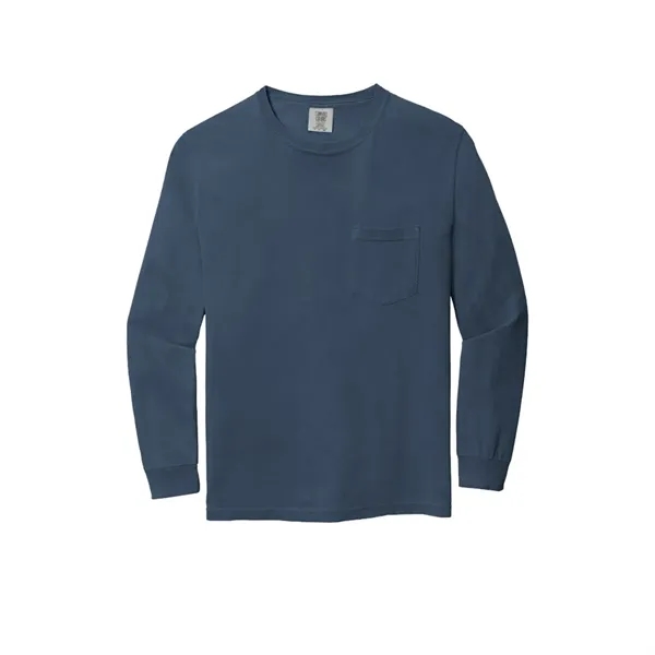 Garment-Dyed Heavyweight Long Sleeve Pocket T-Shirt - Garment-Dyed Heavyweight Long Sleeve Pocket T-Shirt - Image 3 of 76