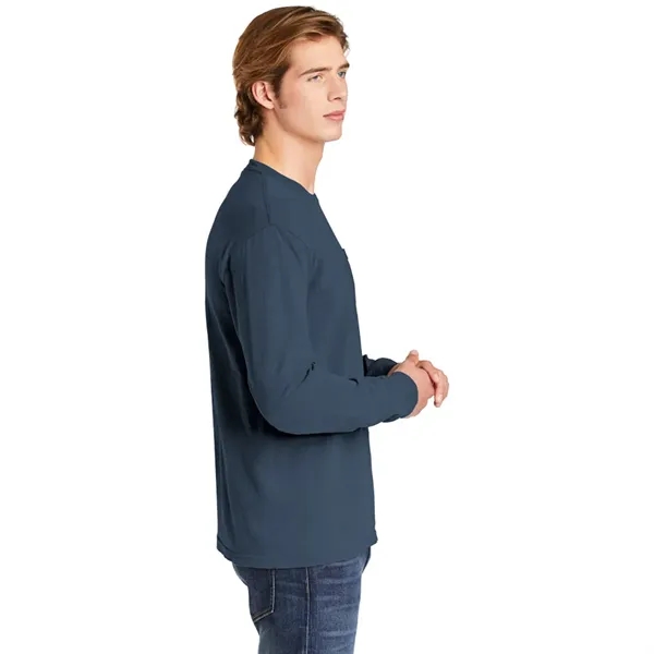Garment-Dyed Heavyweight Long Sleeve Pocket T-Shirt - Garment-Dyed Heavyweight Long Sleeve Pocket T-Shirt - Image 5 of 76