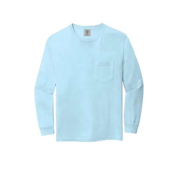 Garment-Dyed Heavyweight Long Sleeve Pocket T-Shirt - Garment-Dyed Heavyweight Long Sleeve Pocket T-Shirt - Image 12 of 76
