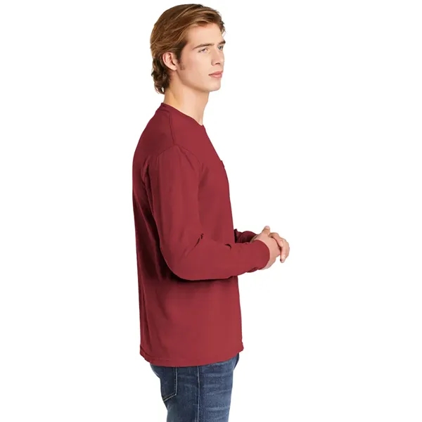 Garment-Dyed Heavyweight Long Sleeve Pocket T-Shirt - Garment-Dyed Heavyweight Long Sleeve Pocket T-Shirt - Image 24 of 76