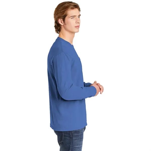 Garment-Dyed Heavyweight Long Sleeve Pocket T-Shirt - Garment-Dyed Heavyweight Long Sleeve Pocket T-Shirt - Image 28 of 76