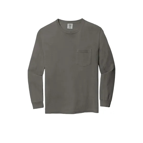 Garment-Dyed Heavyweight Long Sleeve Pocket T-Shirt - Garment-Dyed Heavyweight Long Sleeve Pocket T-Shirt - Image 29 of 76