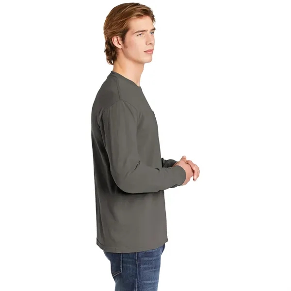 Garment-Dyed Heavyweight Long Sleeve Pocket T-Shirt - Garment-Dyed Heavyweight Long Sleeve Pocket T-Shirt - Image 30 of 76