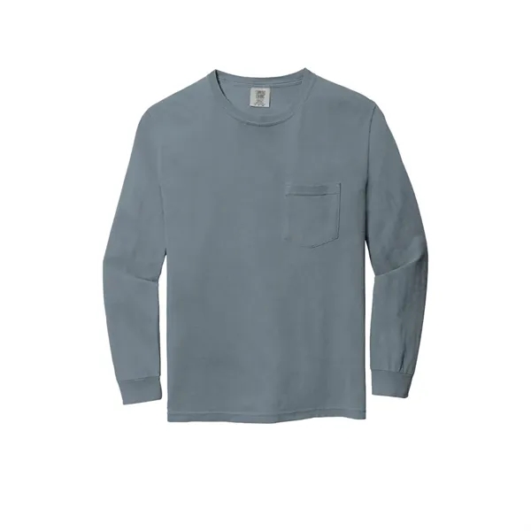 Garment-Dyed Heavyweight Long Sleeve Pocket T-Shirt - Garment-Dyed Heavyweight Long Sleeve Pocket T-Shirt - Image 31 of 76