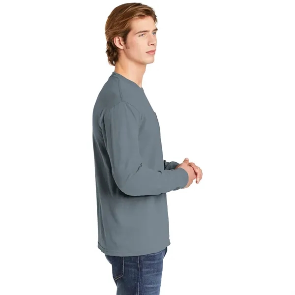 Garment-Dyed Heavyweight Long Sleeve Pocket T-Shirt - Garment-Dyed Heavyweight Long Sleeve Pocket T-Shirt - Image 32 of 76
