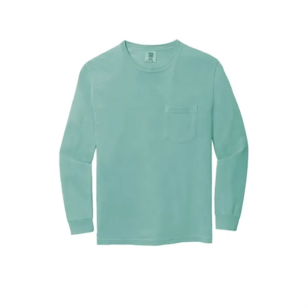 Garment-Dyed Heavyweight Long Sleeve Pocket T-Shirt - Garment-Dyed Heavyweight Long Sleeve Pocket T-Shirt - Image 37 of 76