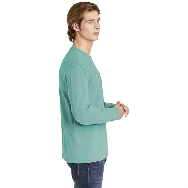 Garment-Dyed Heavyweight Long Sleeve Pocket T-Shirt - Garment-Dyed Heavyweight Long Sleeve Pocket T-Shirt - Image 38 of 76