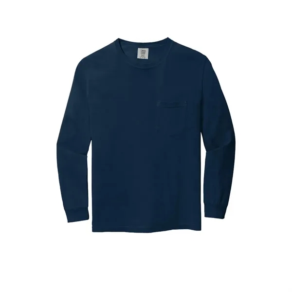 Garment-Dyed Heavyweight Long Sleeve Pocket T-Shirt - Garment-Dyed Heavyweight Long Sleeve Pocket T-Shirt - Image 39 of 76