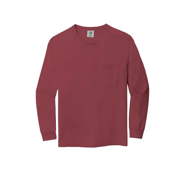 Garment-Dyed Heavyweight Long Sleeve Pocket T-Shirt - Garment-Dyed Heavyweight Long Sleeve Pocket T-Shirt - Image 45 of 76