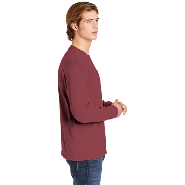 Garment-Dyed Heavyweight Long Sleeve Pocket T-Shirt - Garment-Dyed Heavyweight Long Sleeve Pocket T-Shirt - Image 46 of 76