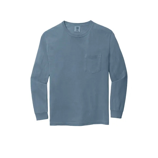 Garment-Dyed Heavyweight Long Sleeve Pocket T-Shirt - Garment-Dyed Heavyweight Long Sleeve Pocket T-Shirt - Image 48 of 76