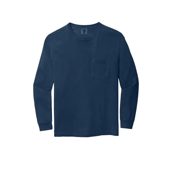 Garment-Dyed Heavyweight Long Sleeve Pocket T-Shirt - Garment-Dyed Heavyweight Long Sleeve Pocket T-Shirt - Image 70 of 76