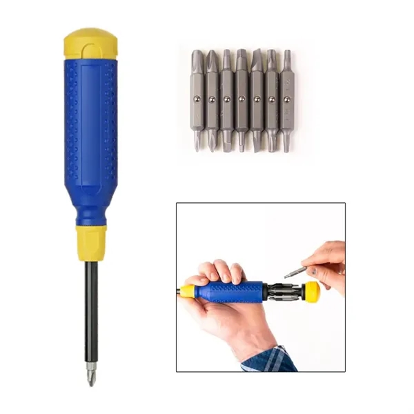 MegaPro 15-In-1 Multi-Bit Screwdriver - MegaPro 15-In-1 Multi-Bit Screwdriver - Image 3 of 9