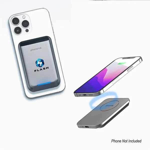 5,000mAh PhoneSuit® Mag Max Wireless Portable Pocket Char... - 5,000mAh PhoneSuit® Mag Max Wireless Portable Pocket Char... - Image 2 of 3