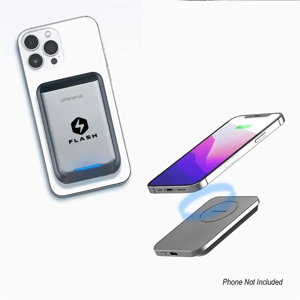 5,000mAh PhoneSuit® Mag Max Wireless Portable Pocket Char... - 5,000mAh PhoneSuit® Mag Max Wireless Portable Pocket Char... - Image 3 of 3