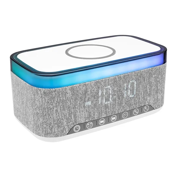 Rise & Shine Clock With Light-Up Speaker & Charger - Rise & Shine Clock With Light-Up Speaker & Charger - Image 2 of 2