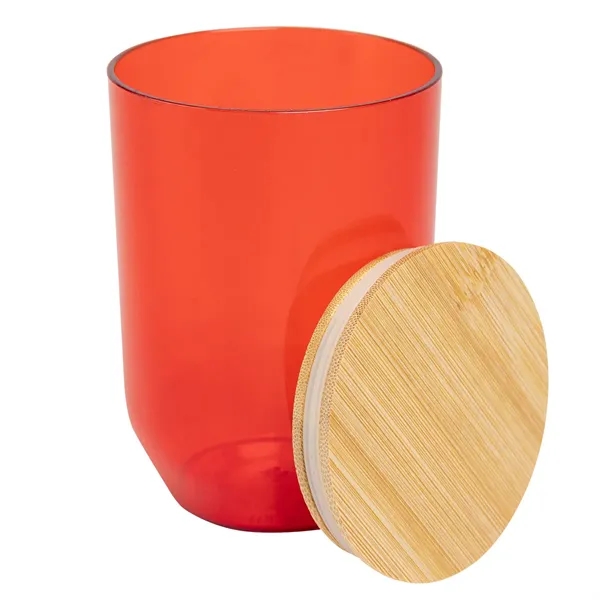 12 Oz. Montrose rPET Wine Tumbler With Bamboo Lid - 12 Oz. Montrose rPET Wine Tumbler With Bamboo Lid - Image 2 of 24