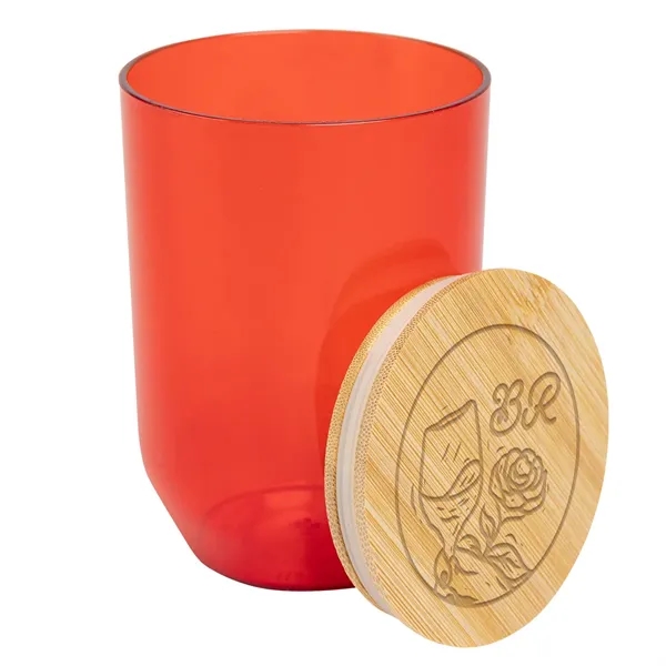 12 Oz. Montrose rPET Wine Tumbler With Bamboo Lid - 12 Oz. Montrose rPET Wine Tumbler With Bamboo Lid - Image 4 of 24