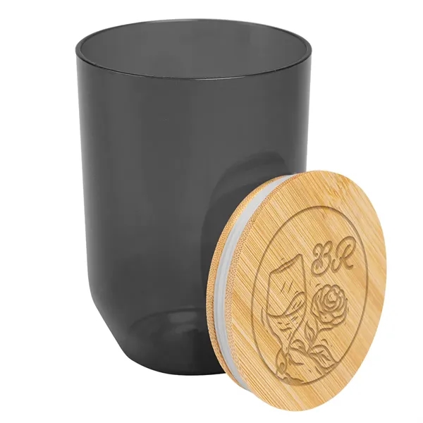 12 Oz. Montrose rPET Wine Tumbler With Bamboo Lid - 12 Oz. Montrose rPET Wine Tumbler With Bamboo Lid - Image 10 of 24
