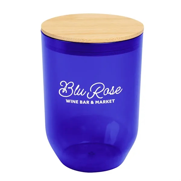 12 Oz. Montrose rPET Wine Tumbler With Bamboo Lid - 12 Oz. Montrose rPET Wine Tumbler With Bamboo Lid - Image 17 of 24
