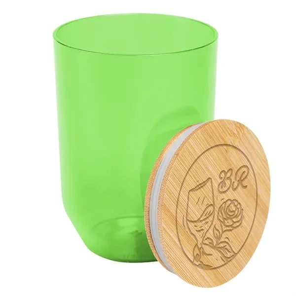 12 Oz. Montrose rPET Wine Tumbler With Bamboo Lid - 12 Oz. Montrose rPET Wine Tumbler With Bamboo Lid - Image 20 of 24