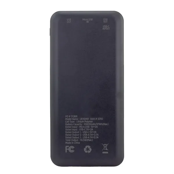 10,000 mAh Energizer® Essential Power Bank - 10,000 mAh Energizer® Essential Power Bank - Image 3 of 3