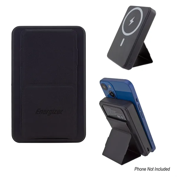 10,000 mAh Energizer® Mag-N-Kick™ Wireless Charger Power ... - 10,000 mAh Energizer® Mag-N-Kick™ Wireless Charger Power ... - Image 2 of 2