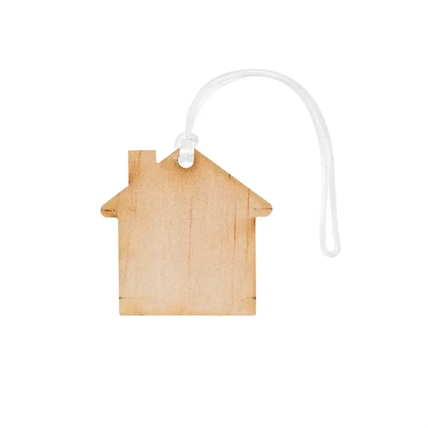 Full Color Wood Bag Tag - 4" - Full Color Wood Bag Tag - 4" - Image 1 of 3