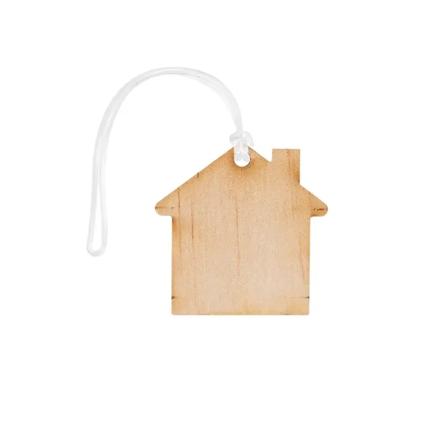 Full Color Wood Bag Tag - 4" - Full Color Wood Bag Tag - 4" - Image 2 of 3