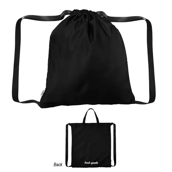 Fresh Goods Joel rPET Drawstring Tote Bag - Fresh Goods Joel rPET Drawstring Tote Bag - Image 3 of 12