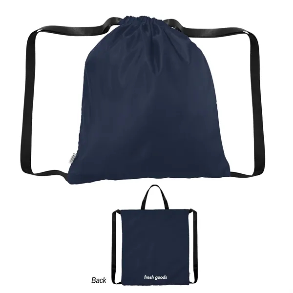 Fresh Goods Joel rPET Drawstring Tote Bag - Fresh Goods Joel rPET Drawstring Tote Bag - Image 10 of 12