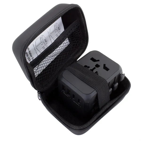 Custom 33W Universal Travel Adapter With Type-C
