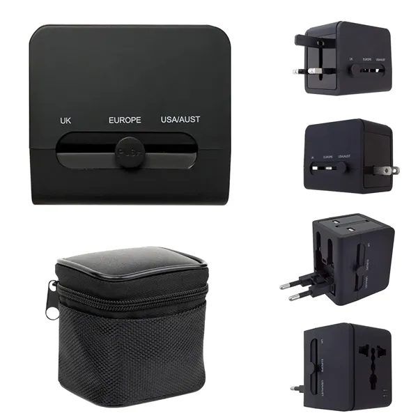 Custom 20W Universal Travel Adapter With Type-C
