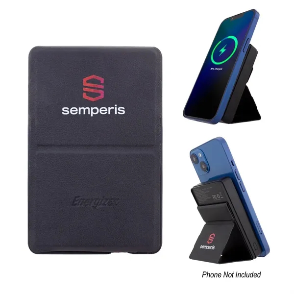5,000 mAh Energizer® Mag-N-Kick™ Wireless Charger Power B...