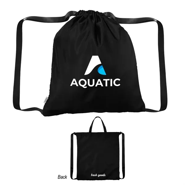 Custom Fresh Goods Joel rPET Drawstring Tote Bag