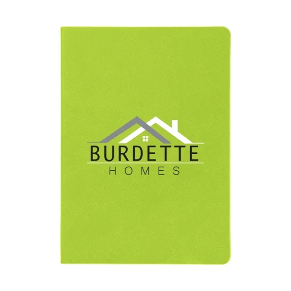 Theo Recycled PU Notebook With Kraft Paper and Sticky Notes - Theo Recycled PU Notebook With Kraft Paper and Sticky Notes - Image 4 of 12