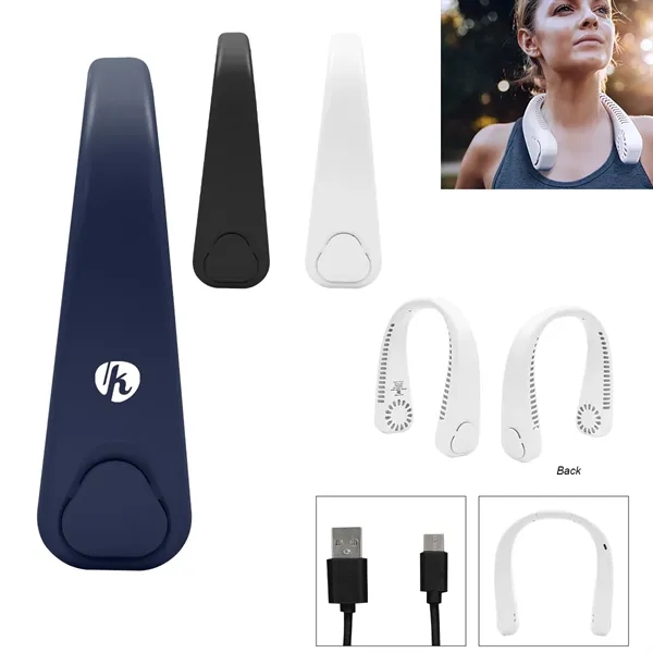 Hands-Free Rechargeable Neck Fan 2.0