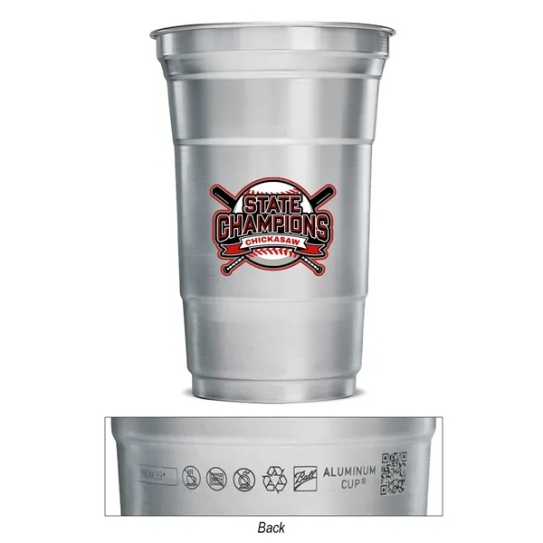 Top Cup By Ball™ 20 Oz. Recyclable Aluminum Cup - Top Cup By Ball™ 20 Oz. Recyclable Aluminum Cup - Image 2 of 4
