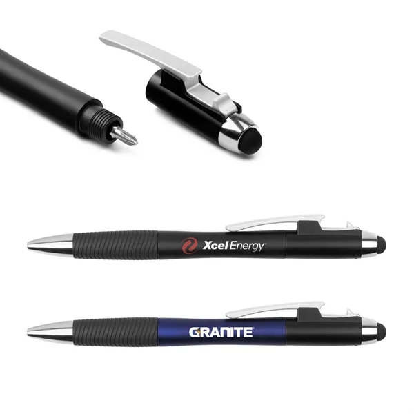 MultiClip Pen with Bottle Opener - MultiClip Pen with Bottle Opener - Image 0 of 8