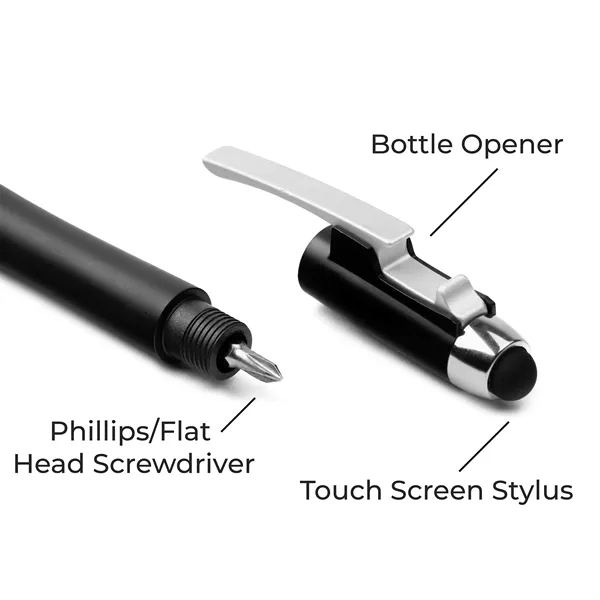 MultiClip Pen with Bottle Opener - MultiClip Pen with Bottle Opener - Image 4 of 8