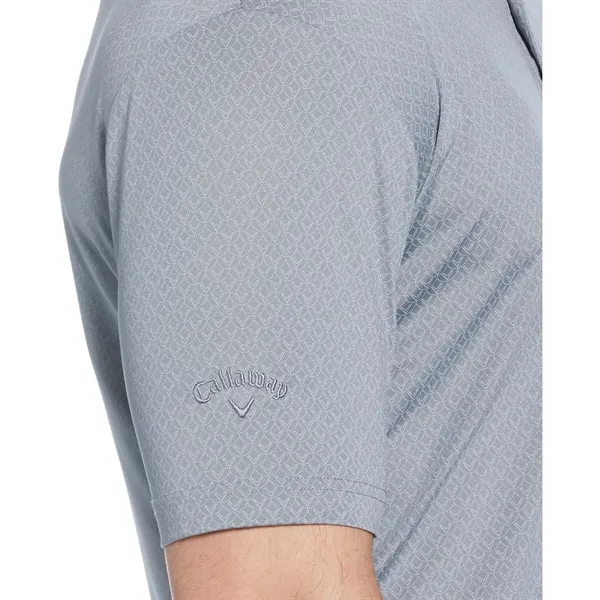 Callaway® All Over Stitched Men's Chev Polo Shirt - Callaway® All Over Stitched Men's Chev Polo Shirt - Image 1 of 7