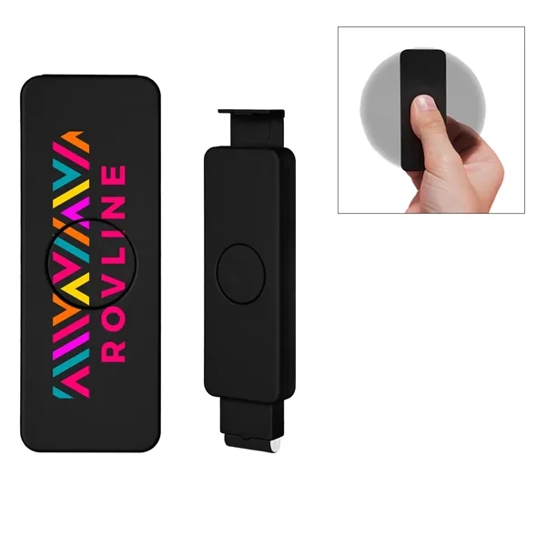 Custom Fun Spinner Phone Stand With Screen Cleaner