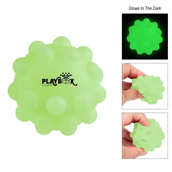 Custom Glow-In-The-Dark Push Pop Ball